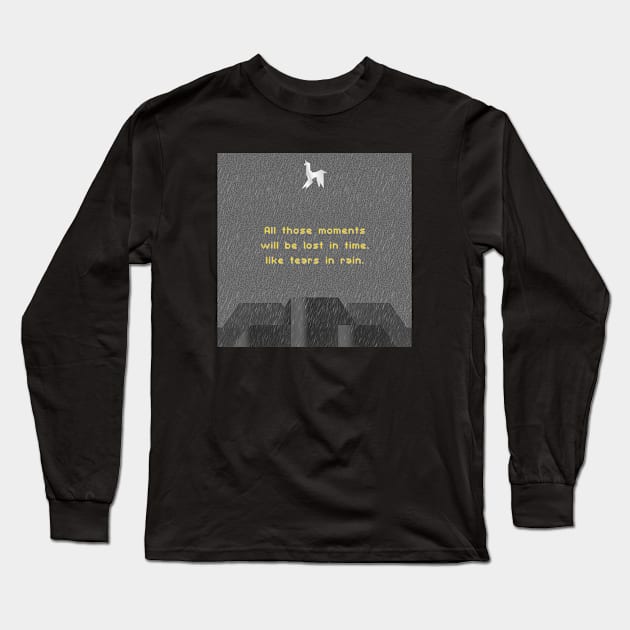 Like tears in rain Long Sleeve T-Shirt by kyousaurus